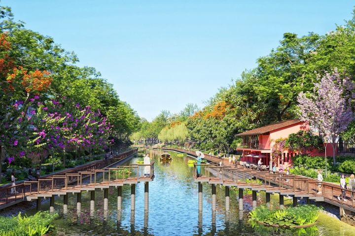 Hé lộ hình ảnh quảng trường, công viên 2 bờ sông Tô Lịch trong tương lai- Ảnh 5.