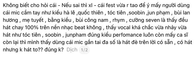 1 Chị Đẹp tuyên bố hát nhép gây tranh cãi- Ảnh 2.