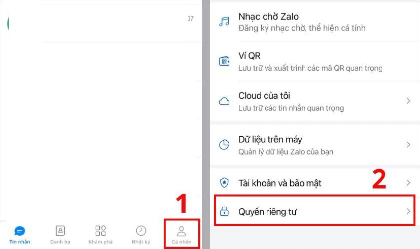 Cách chặn tin nhắn Zalo mà đối phương vẫn thấy bài đăng trên trang cá nhân của bạn- Ảnh 4.