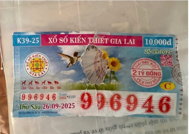 Vé số trúng 2 tỉ bị từ chối trả thưởng vì rách: Dự kiến trong tuần này sẽ có kết quả- Ảnh 1.