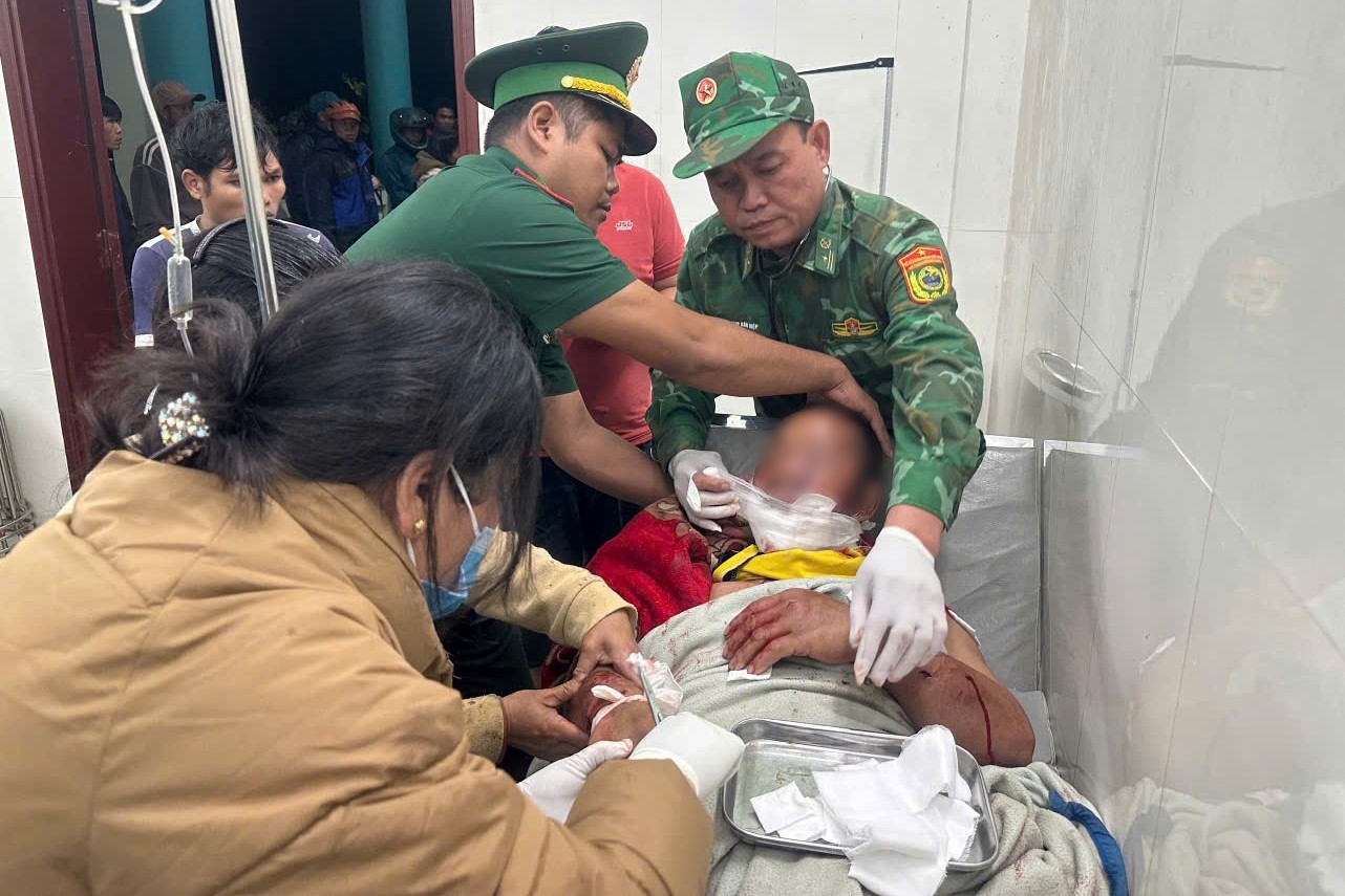 Bị gấu tấn công trên đường đi làm về nhà, người đàn ông ở Đà Nẵng trọng thương- Ảnh 1.