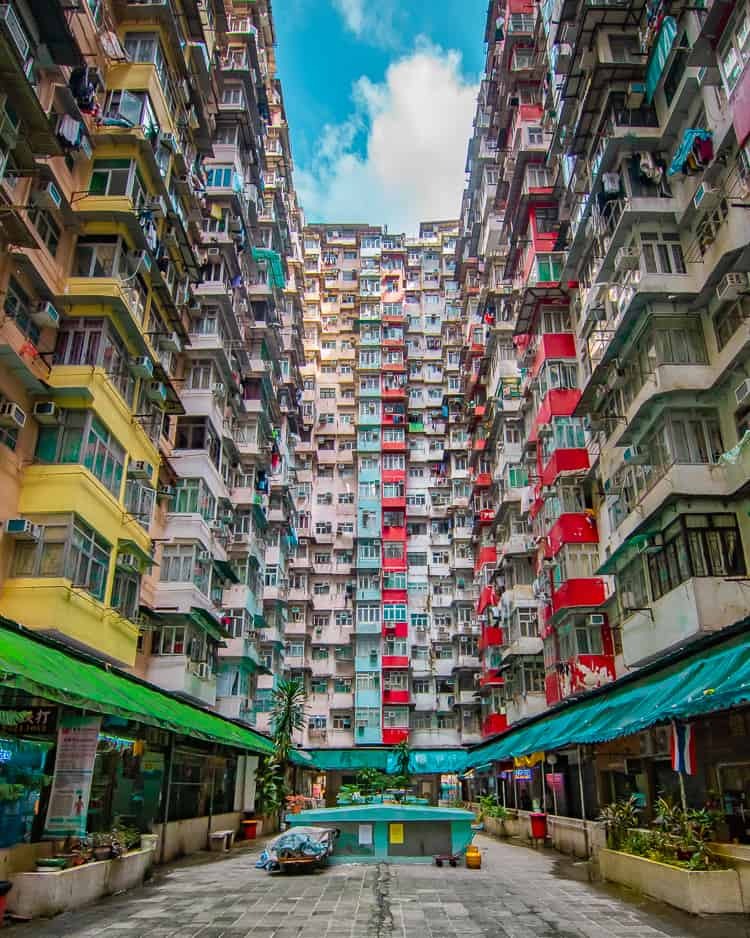Cận cảnh khu chung cư 