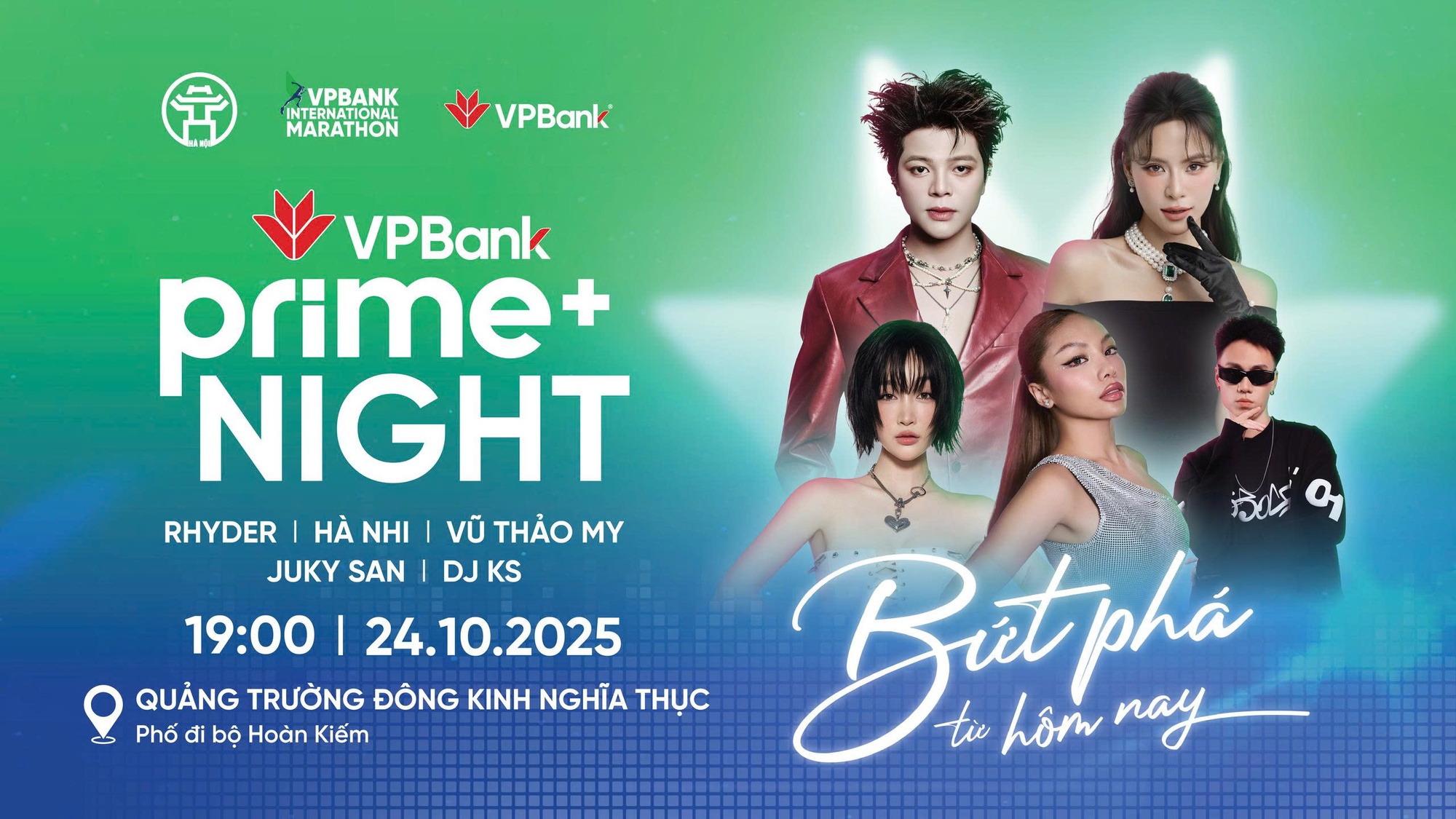 Đại tiệc âm nhạc VPBank Prime Night  - sức nóng trước thềm giải chạy quốc tế VPIM 2025- Ảnh 1.