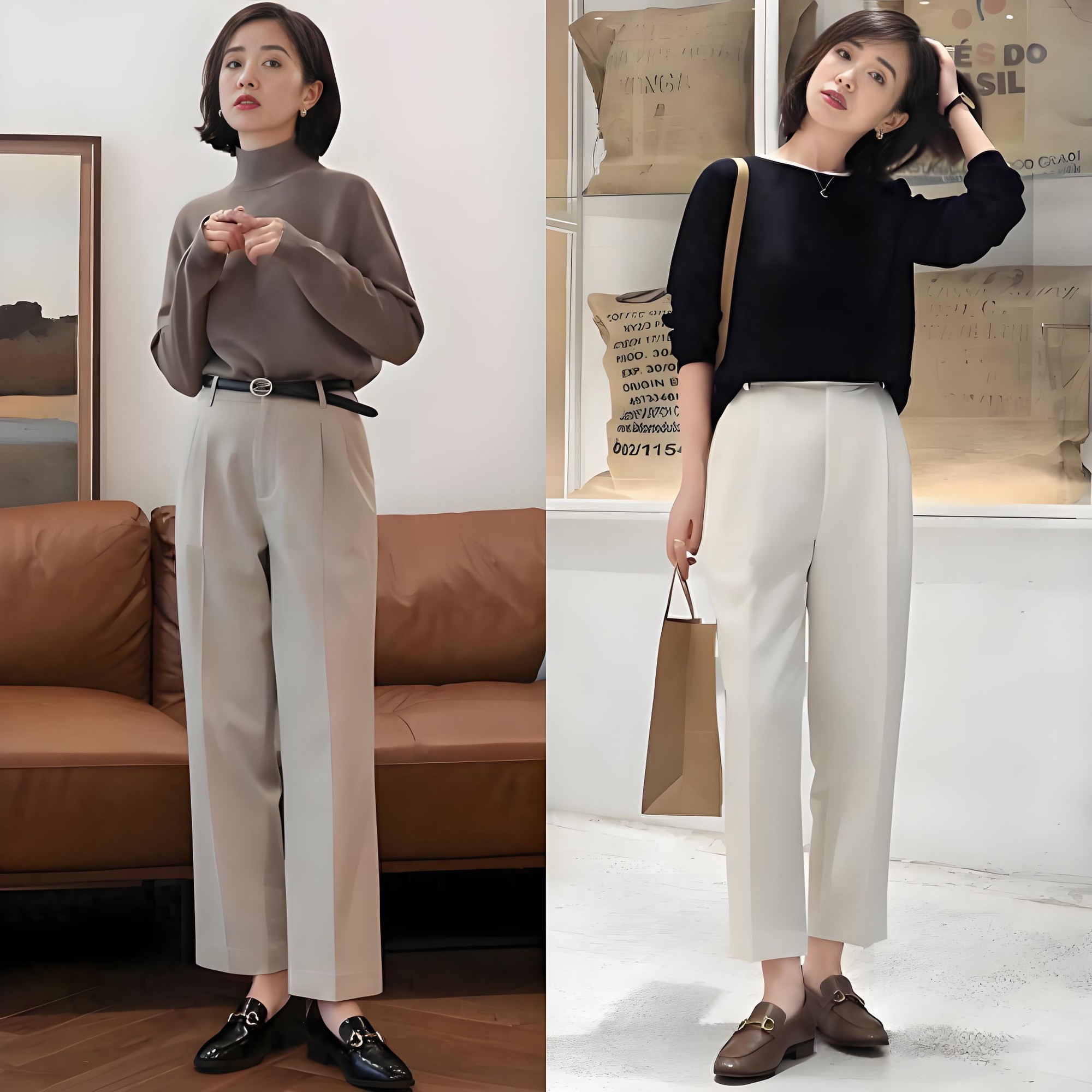 Chỉ thay đôi giày, outfit với quần ống rộng tăng thêm 200% khí chất- Ảnh 2. Chỉ thay đôi giày, outfit với quần ống rộng tăng thêm 200% khí chất- Ảnh 2.