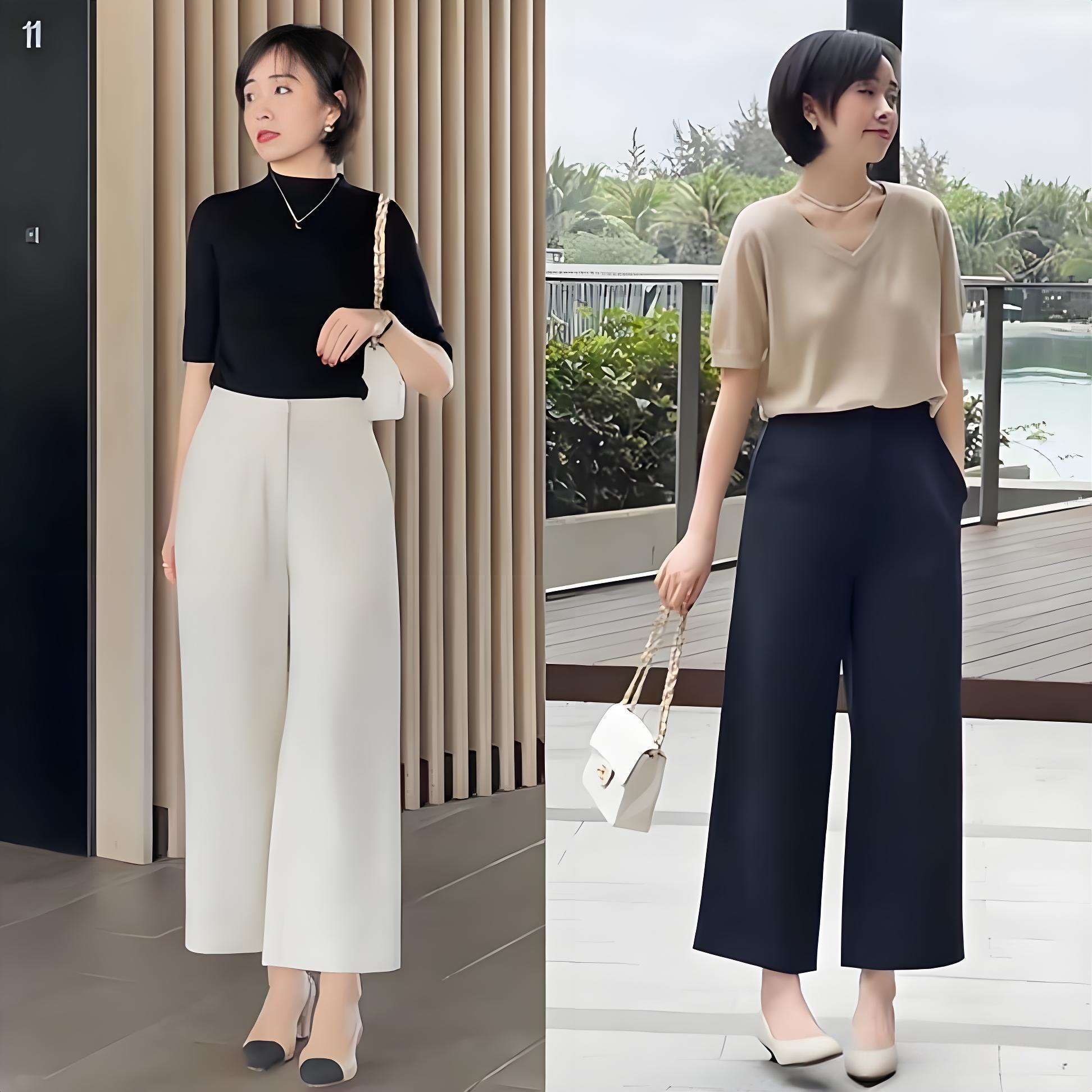 Chỉ thay đôi giày, outfit với quần ống rộng tăng thêm 200% khí chất- Ảnh 5. Chỉ thay đôi giày, outfit với quần ống rộng tăng thêm 200% khí chất- Ảnh 5.