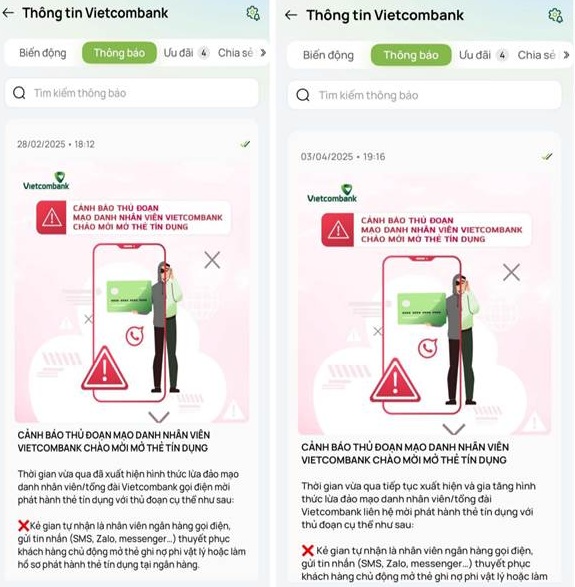 Vietcombank gửi cảnh báo khẩn đến toàn bộ khách hàng- Ảnh 1.