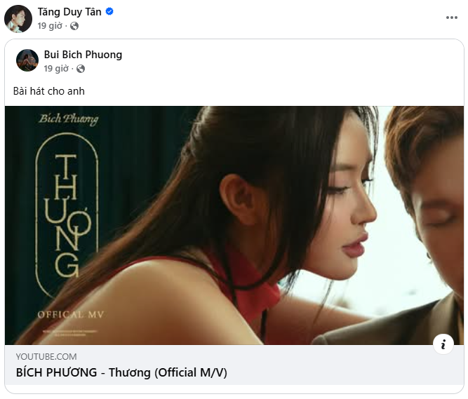 “Bích Phương ra bài hát mới tặng Tăng Duy Tân chứ không phải khán giả”
