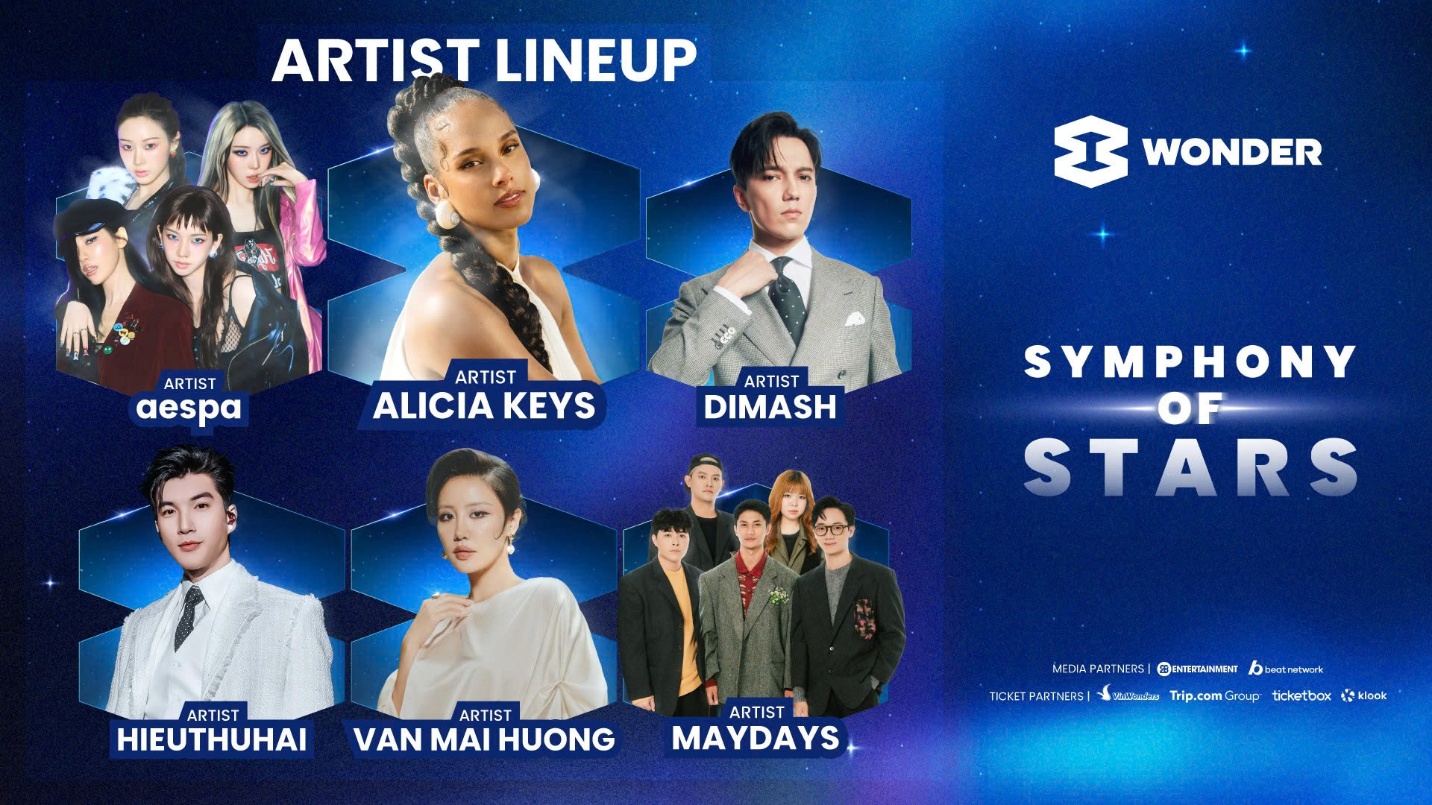 Alicia Keys, aespa, Dimash cùng dàn sao Việt “đổ bộ” 8Wonder Winter 2025- Ảnh 1.