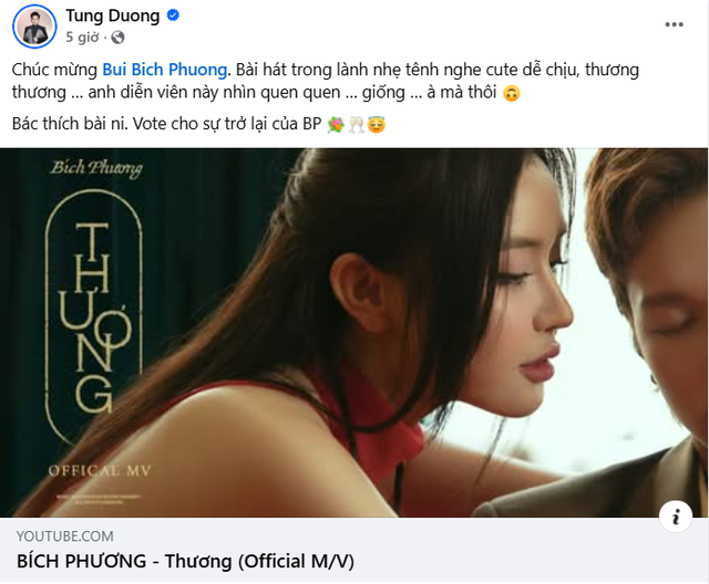 Mối quan hệ bất ngờ giữa Tùng Dương và Bích Phương- Ảnh 1. Mối quan hệ bất ngờ giữa Tùng Dương và Bích Phương- Ảnh 1.
