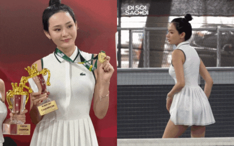 Chi Pu khoe vòng 1 cực bốc, Hiền Hồ vén váy thi đấu hừng hực trên sân pickleball- Ảnh 2. Chi Pu khoe vòng 1 cực bốc, Hiền Hồ vén váy thi đấu hừng hực trên sân pickleball- Ảnh 2.