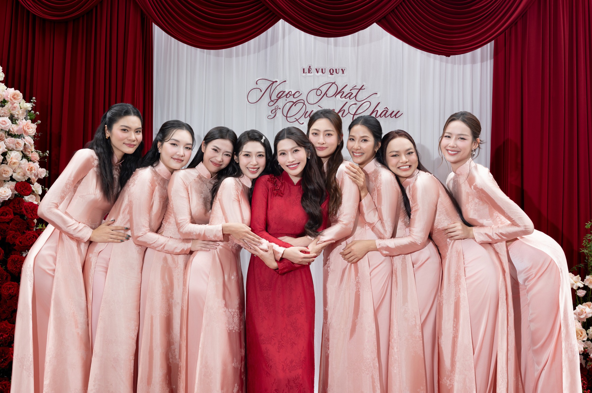 Đám cưới Á hậu Quỳnh Châu: Hé lộ sính lễ nhà thiếu gia, dàn bê tráp toàn người đẹp Vbiz!- Ảnh 3. Đám cưới Á hậu Quỳnh Châu: Hé lộ sính lễ nhà thiếu gia, dàn bê tráp toàn người đẹp Vbiz!- Ảnh 3.