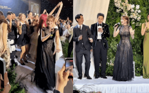 Mini-concert tại hôn lễ bạc tỷ của Á hậu Quỳnh Châu: Hòa Minzy hát như nuốt đĩa, cả dàn sao hạng A “quẩy banh nóc”- Ảnh 4. Mini-concert tại hôn lễ bạc tỷ của Á hậu Quỳnh Châu: Hòa Minzy hát như nuốt đĩa, cả dàn sao hạng A “quẩy banh nóc”- Ảnh 4.