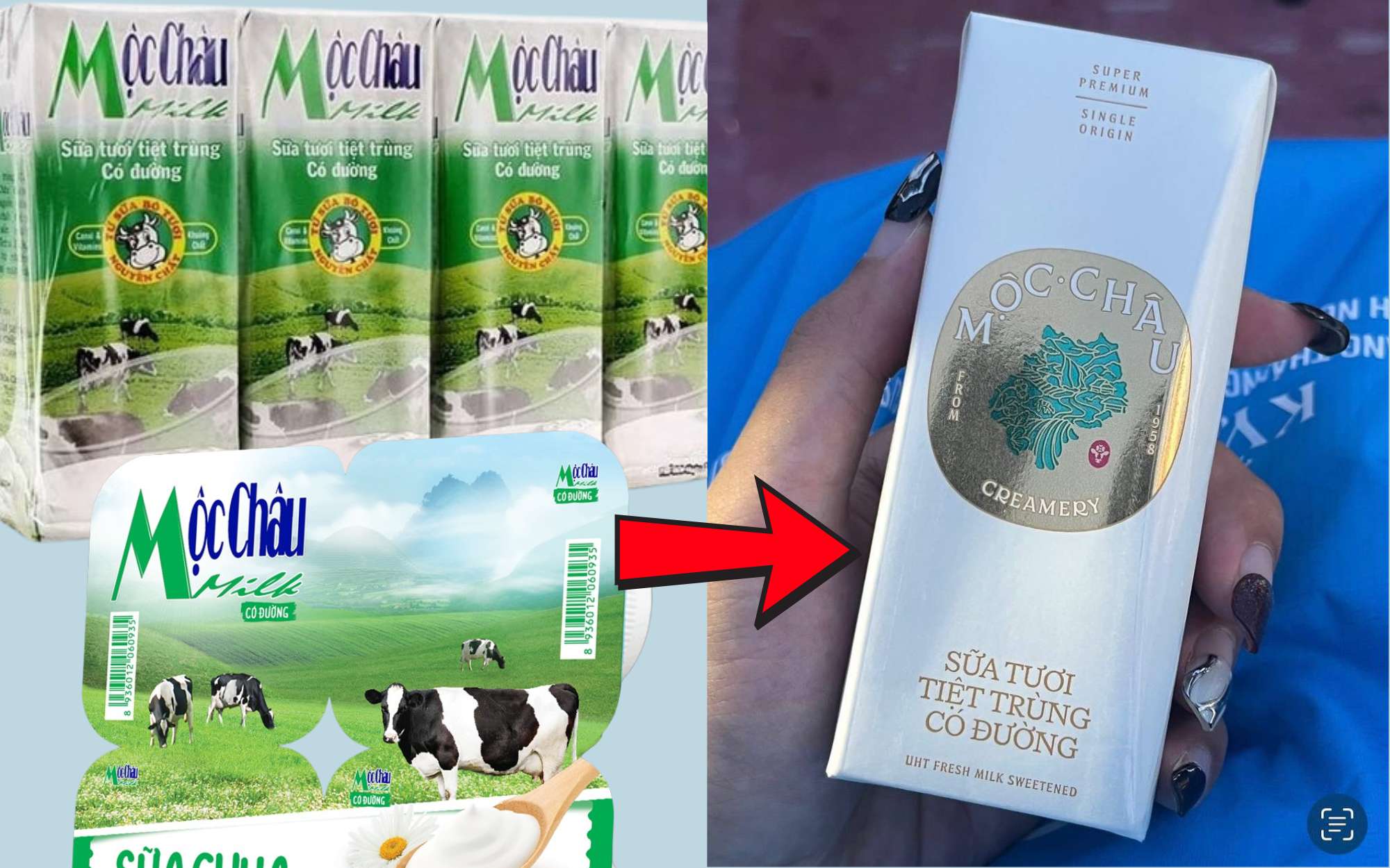 Sữa Mộc Châu thay đổi logo lạ quá- Ảnh 4. Sữa Mộc Châu thay đổi logo lạ quá- Ảnh 4.