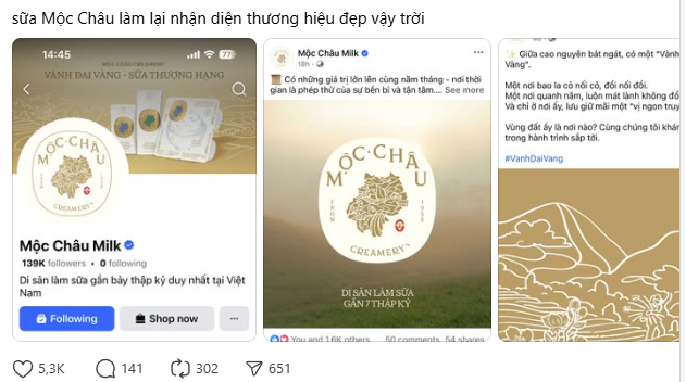 Sữa Mộc Châu thay đổi logo lạ quá- Ảnh 2. Sữa Mộc Châu thay đổi logo lạ quá- Ảnh 2.
