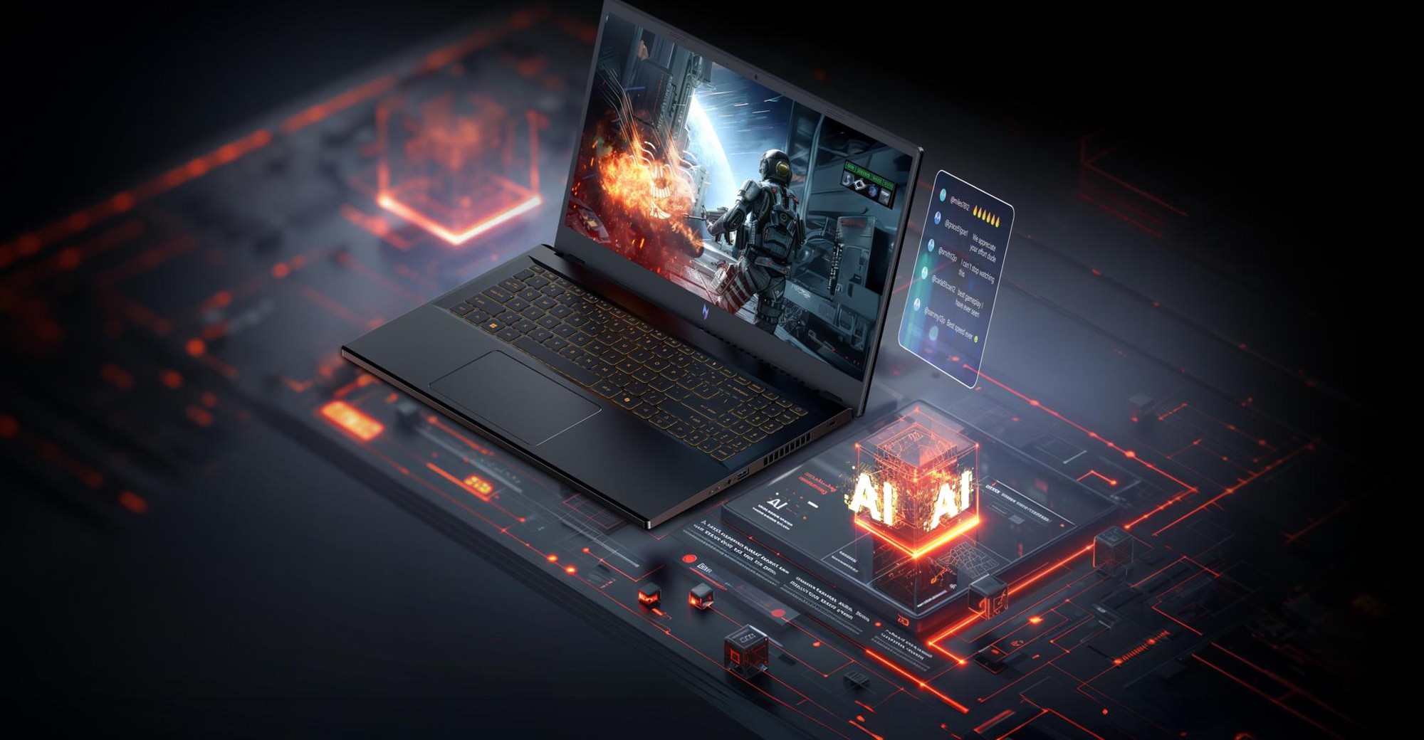 Acer Nitro V 15 ProPanel đại diện cho dòng laptop gaming AI phổ thông- Ảnh 4. Acer Nitro V 15 ProPanel đại diện cho dòng laptop gaming AI phổ thông- Ảnh 4.