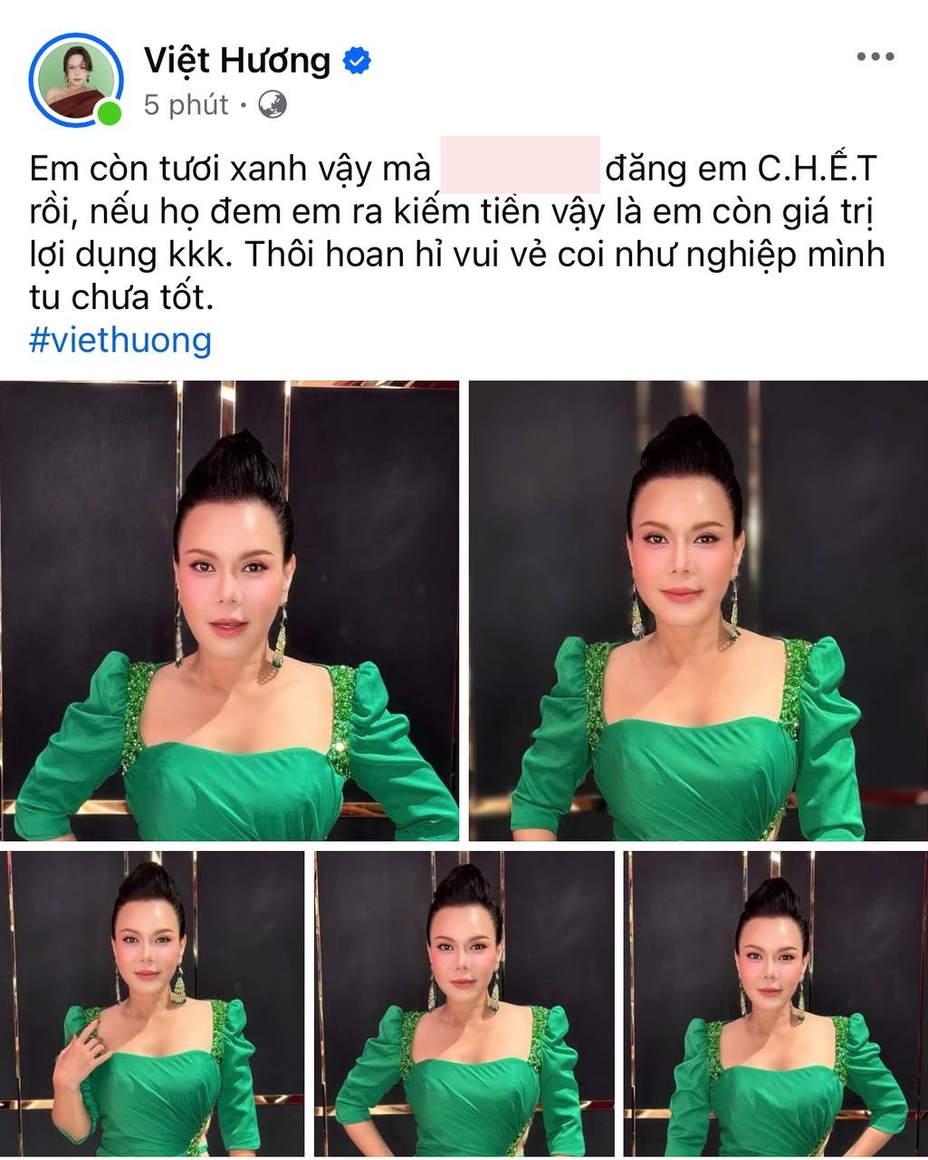 NS Việt Hương đính chính- Ảnh 1. NS Việt Hương đính chính- Ảnh 1.