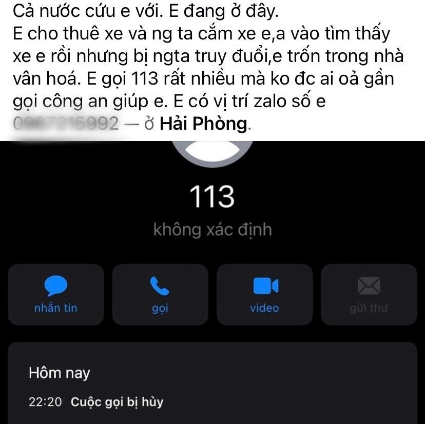 Công an Hải Phòng xác minh vụ chủ xe ô tô bị truy đuổi giữa đêm, trốn trong Nhà văn hóa cầu cứu- Ảnh 1. Công an Hải Phòng xác minh vụ chủ xe ô tô bị truy đuổi giữa đêm, trốn trong Nhà văn hóa cầu cứu- Ảnh 1.