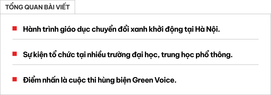 Green Voice: H&agrave;nh tr&igrave;nh giới trẻ Việt h&ugrave;ng biện bằng tiếng n&oacute;i xanh- Ảnh 1.