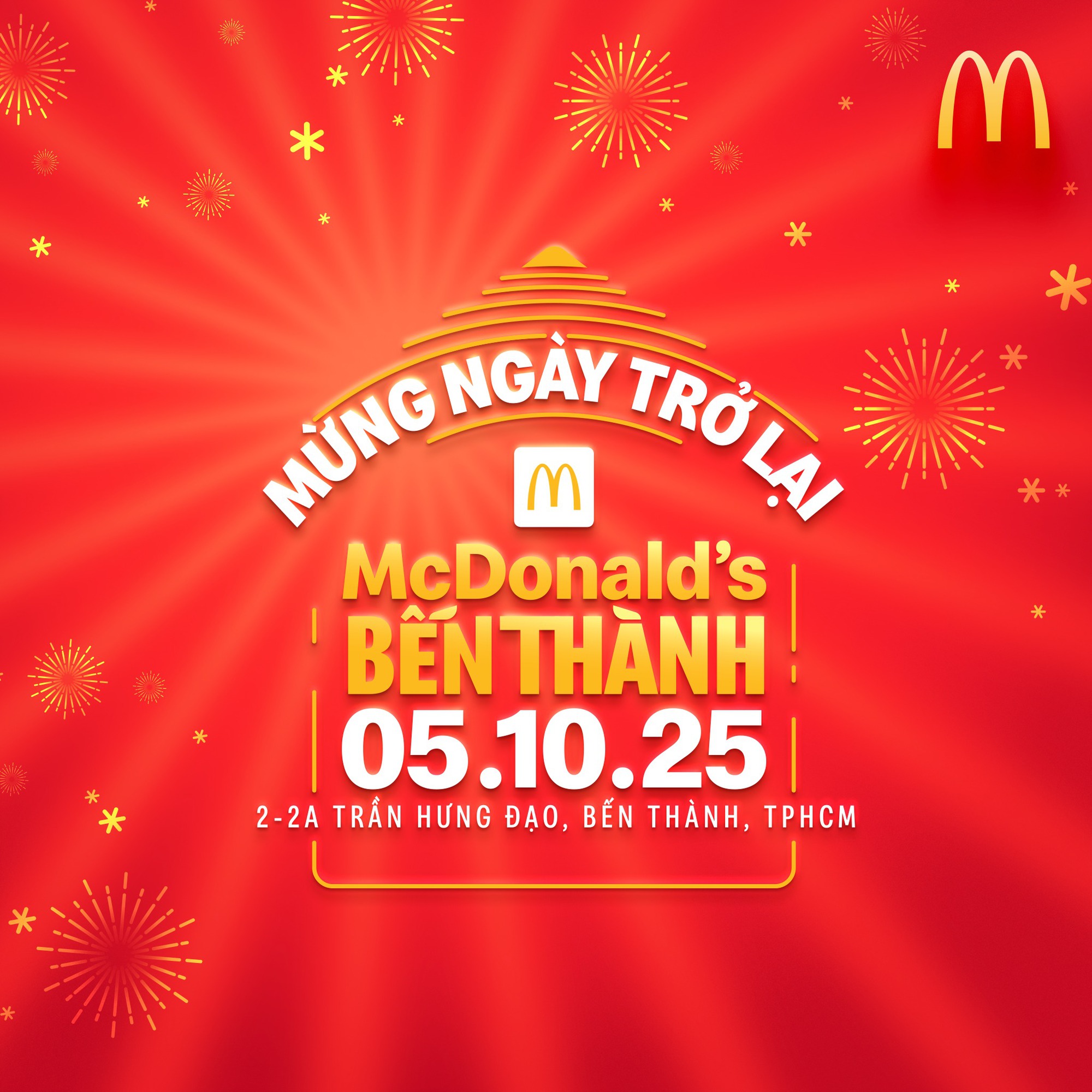 McDonald’s Bến Thành bất ngờ thay đổi kế hoạch khai trương, lý do khiến nhiều người bất ngờ- Ảnh 1.