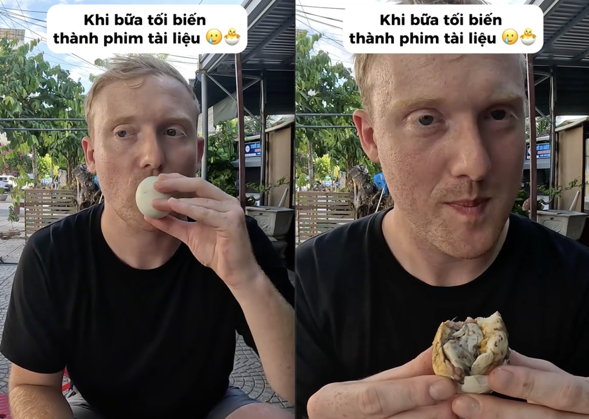 Khách Tây hết hồn khi ăn tối ở Việt Nam: "Bữa tối đang nhìn tôi"!- Ảnh 3.