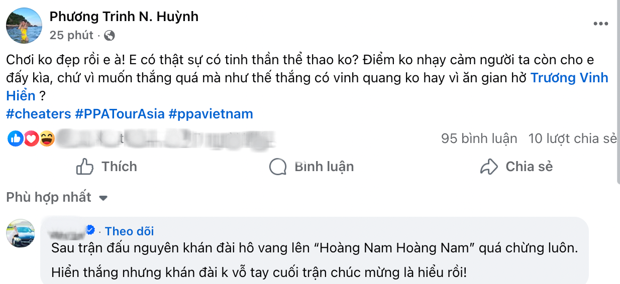 Vợ Lý Hoàng Nam bức xúc tố Trương Vinh Hiển 