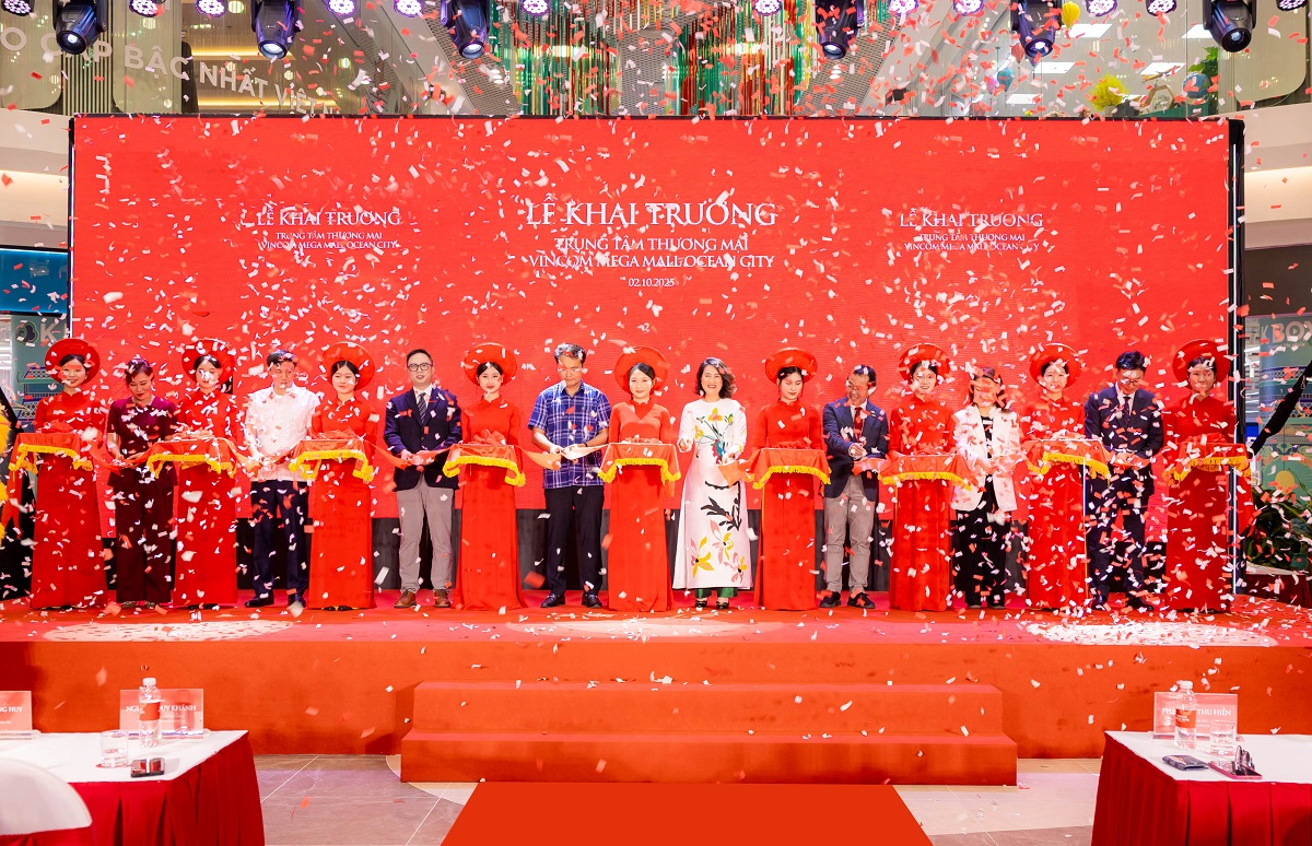 Chính thức khai trương trung tâm thương mại Vincom Mega Mall Ocean City- Ảnh 1.