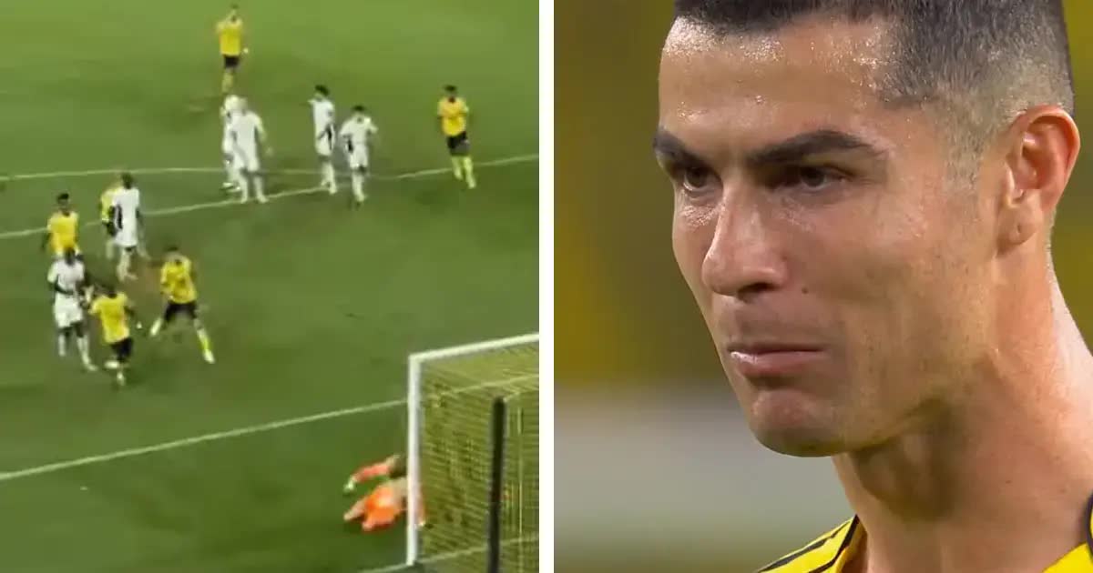 Khoảnh khắc Ronaldo tập trung sút phạt