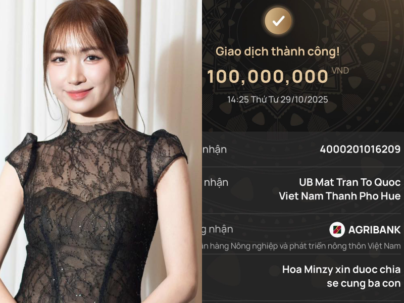 Hồ Ngọc Hà - Mỹ Tâm và dàn sao Việt giúp đỡ bà con vùng lũ, có 1 nội dung chuyển khoản rất đặc biệt- Ảnh 4. Hồ Ngọc Hà - Mỹ Tâm và dàn sao Việt giúp đỡ bà con vùng lũ, có 1 nội dung chuyển khoản rất đặc biệt- Ảnh 4.