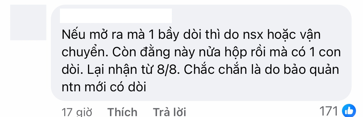Toàn cảnh vụ bông tẩy trang có dòi mua trên livestream Hannah Olala- Ảnh 5. Toàn cảnh vụ bông tẩy trang có dòi mua trên livestream Hannah Olala- Ảnh 5.