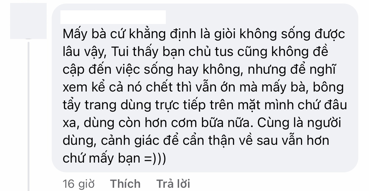 Toàn cảnh vụ bông tẩy trang có dòi mua trên livestream Hannah Olala- Ảnh 10. Toàn cảnh vụ bông tẩy trang có dòi mua trên livestream Hannah Olala- Ảnh 10.