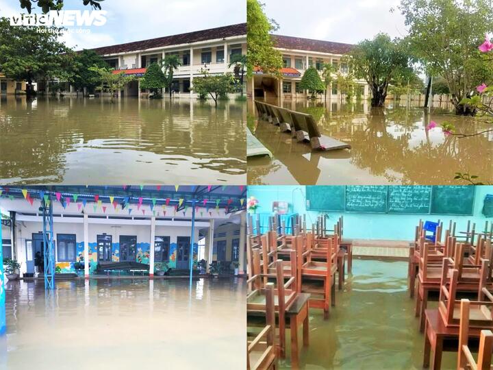 Ngập lụt và sạt lở nhiều nơi ở Gia Lai, hơn 2.600 học sinh nghỉ học- Ảnh 3.