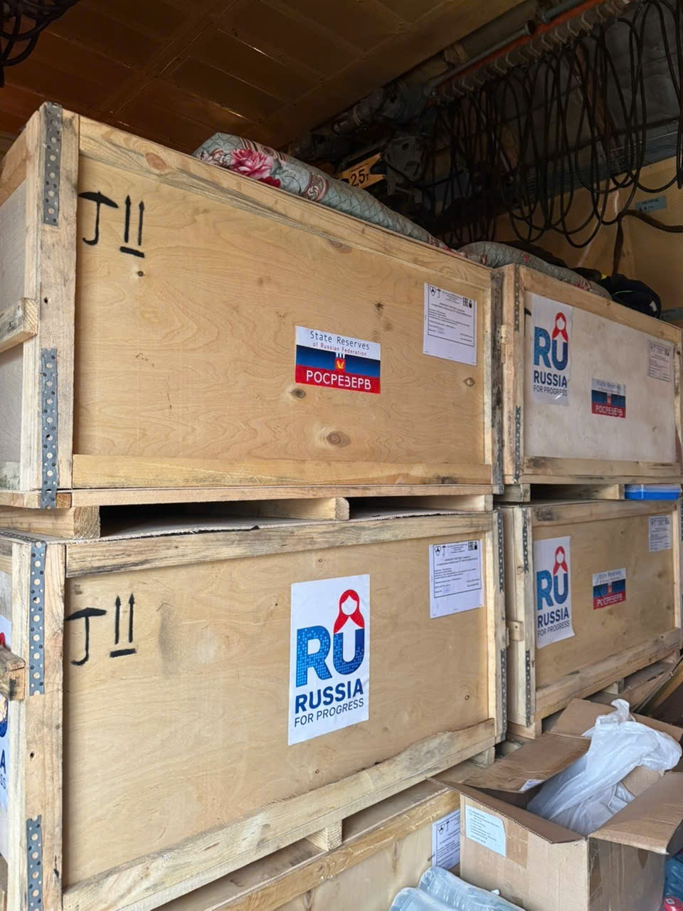 Máy bay Nga chở 30 tấn hàng viện trợ khẩn cấp cho người dân Việt Nam ở vùng lũ- Ảnh 3.