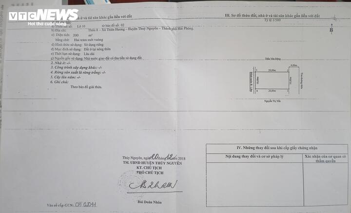 Hy hữu một lô đất cấp 2 sổ đỏ ở Hải Phòng: “Khổ chủ” xây nhà xong phải bỏ hoang- Ảnh 4. Hy hữu một lô đất cấp 2 sổ đỏ ở Hải Phòng: “Khổ chủ” xây nhà xong phải bỏ hoang- Ảnh 4.