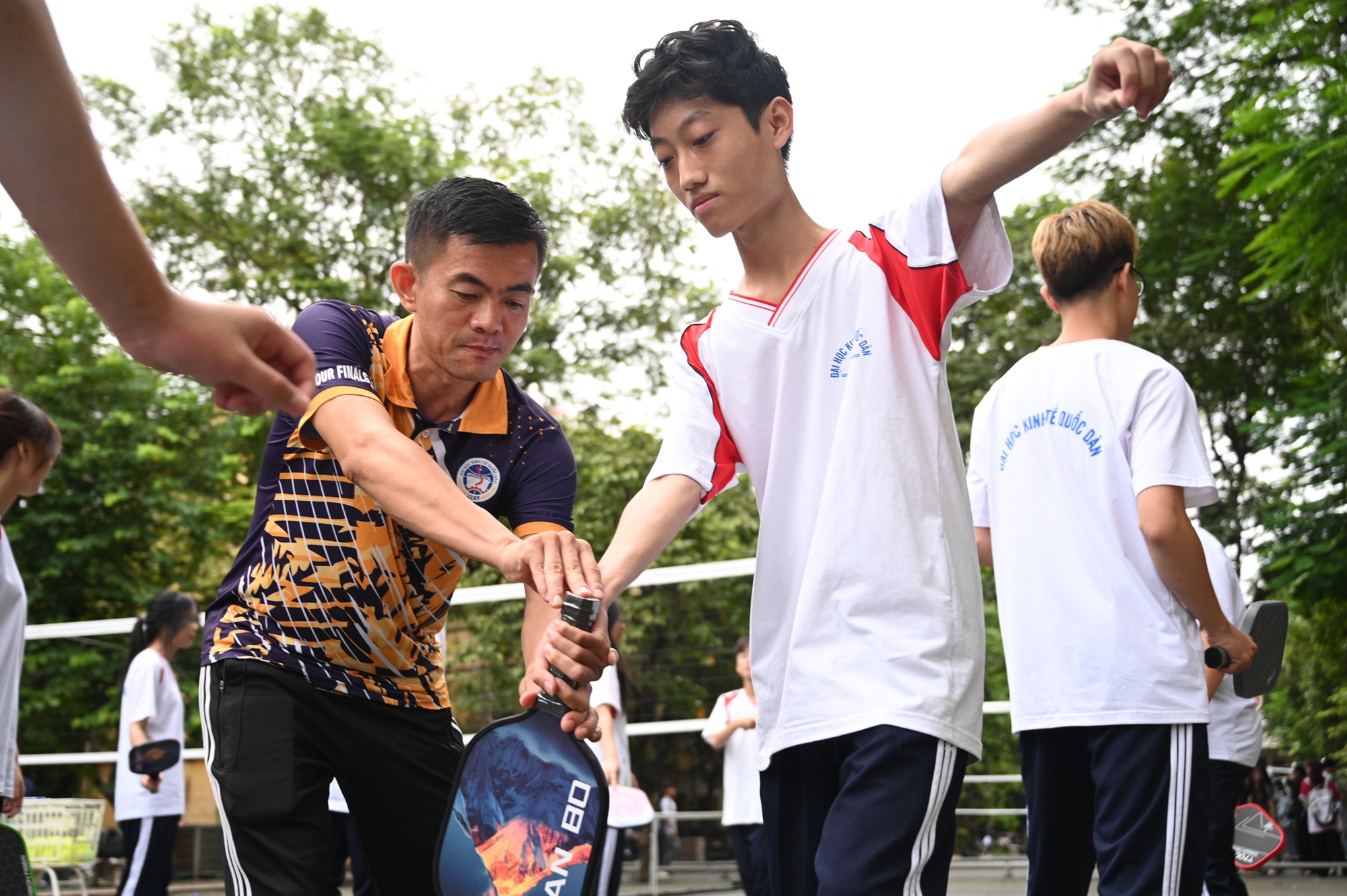 Không đâu sướng bằng ở NEU: Pickleball trở thành môn học thể chất, sinh viên tranh nhau đăng ký- Ảnh 16. Không đâu sướng bằng ở NEU: Pickleball trở thành môn học thể chất, sinh viên tranh nhau đăng ký- Ảnh 16.