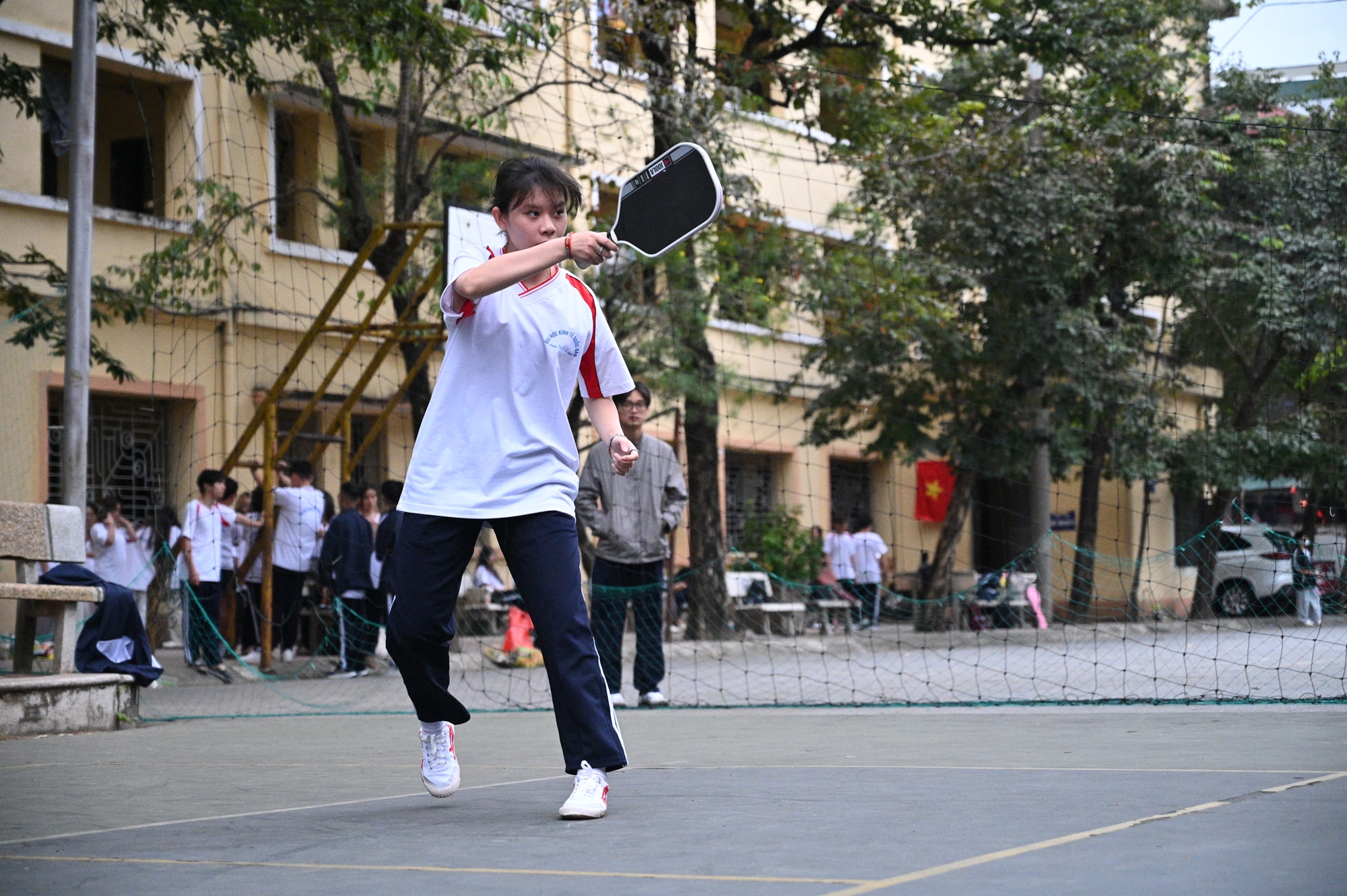 Không đâu sướng bằng ở NEU: Pickleball trở thành môn học thể chất, sinh viên tranh nhau đăng ký- Ảnh 12. Không đâu sướng bằng ở NEU: Pickleball trở thành môn học thể chất, sinh viên tranh nhau đăng ký- Ảnh 12.
