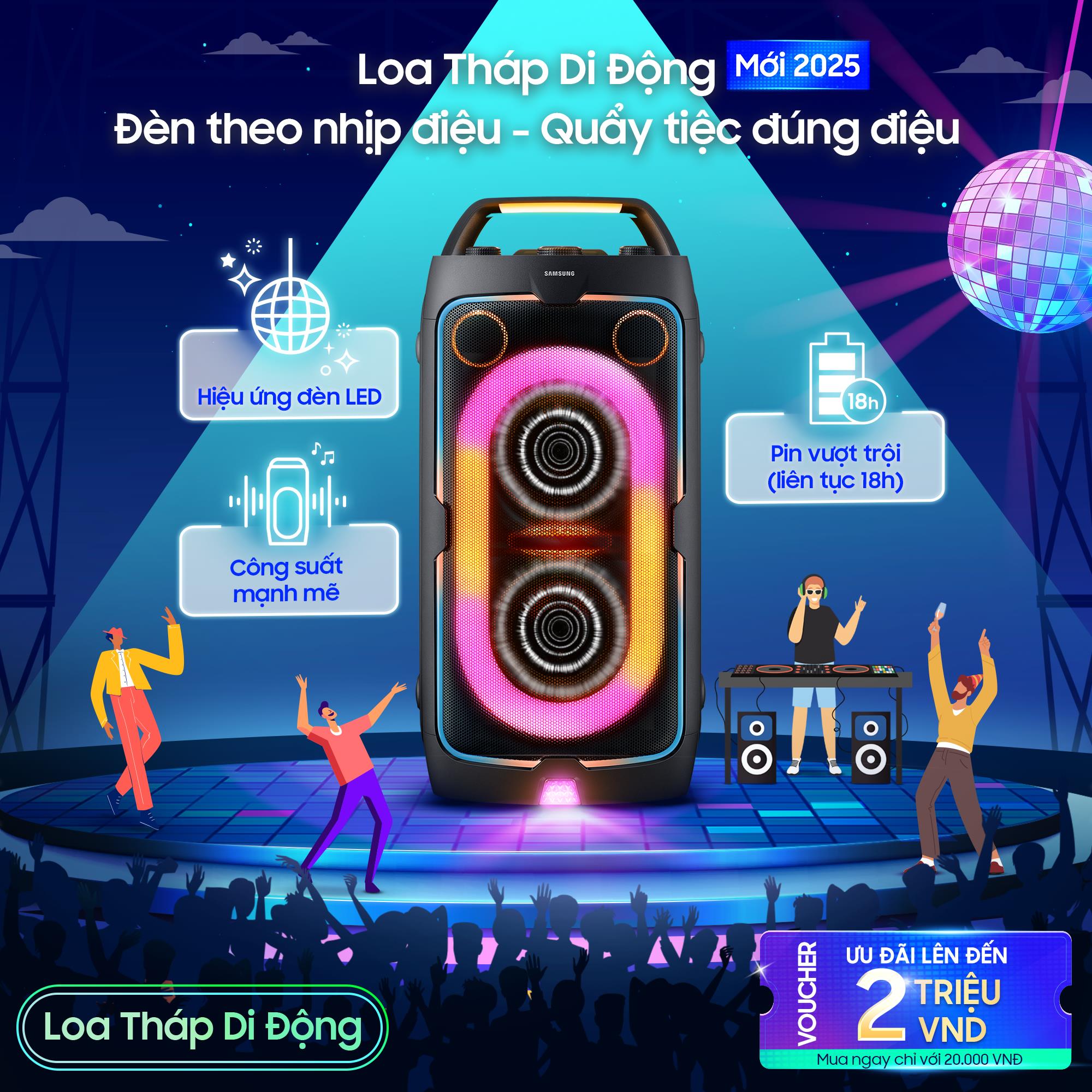 Samsung mang trải nghiệm concert đến gần Gen Z với loa tháp di động mới- Ảnh 3.