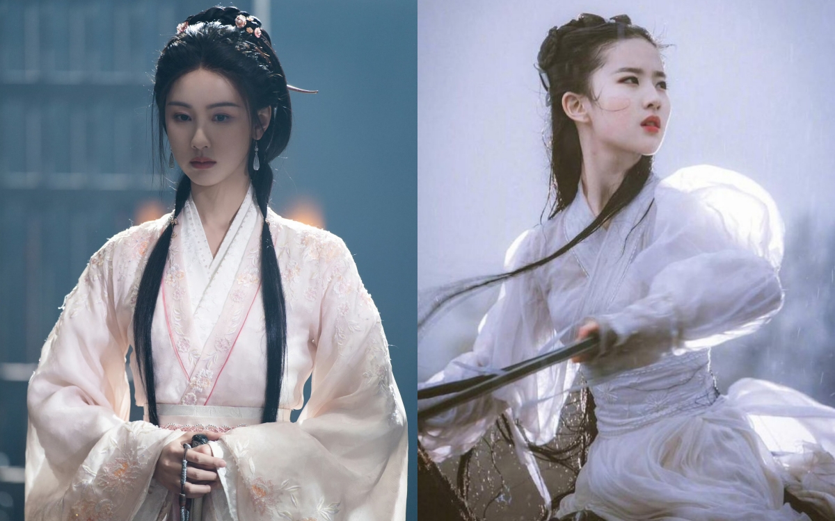 Gương mặt méo mó gây sốc của bản sao Lưu Diệc Phi: Thế này mà đòi là thần tiên tỷ tỷ- Ảnh 2. Gương mặt méo mó gây sốc của bản sao Lưu Diệc Phi: Thế này mà đòi là thần tiên tỷ tỷ- Ảnh 2.