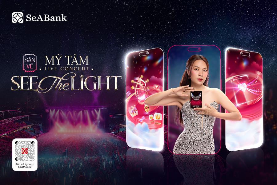8 cơ hội - 10.000 tấm vé: Hành trình âm nhạc không thể bỏ lỡ cùng SeABank và Mỹ Tâm- Ảnh 1. 8 cơ hội - 10.000 tấm vé: Hành trình âm nhạc không thể bỏ lỡ cùng SeABank và Mỹ Tâm- Ảnh 1.