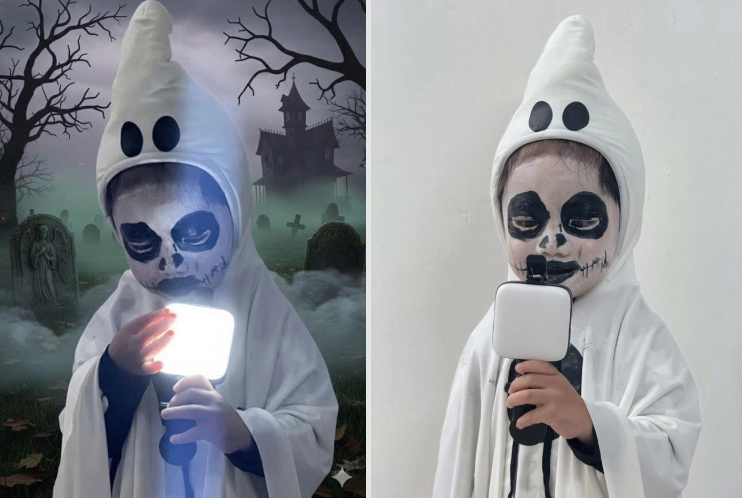 HOT nhất Halloween: Mẹ hóa trang cho con trai, bé đi học về mách "Mẹ ơi, mấy bạn không chơi với con"- Ảnh 4. HOT nhất Halloween: Mẹ hóa trang cho con trai, bé đi học về mách "Mẹ ơi, mấy bạn không chơi với con"- Ảnh 4.