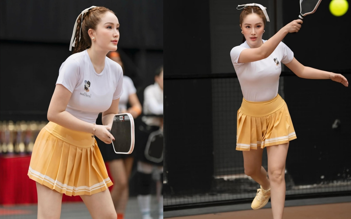 Không phải trang phục, đây mới là "vũ khí" giúp Bảo Thy nổi bật trên sân pickleball- Ảnh 2.