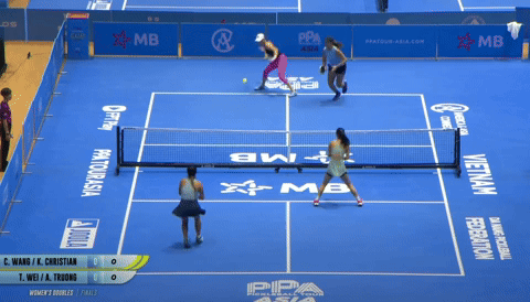 Đỉnh cao pickleball là đây: 4 cô gái 