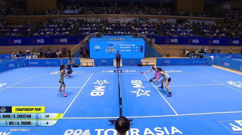 Đỉnh cao pickleball là đây: 4 cô gái 