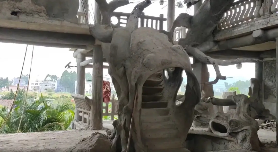 Bên trong "biệt thự điên" 51 tỷ, cao 30m, xây theo trí tưởng tượng suốt 10 năm của một nông dân Trung Quốc- Ảnh 7.