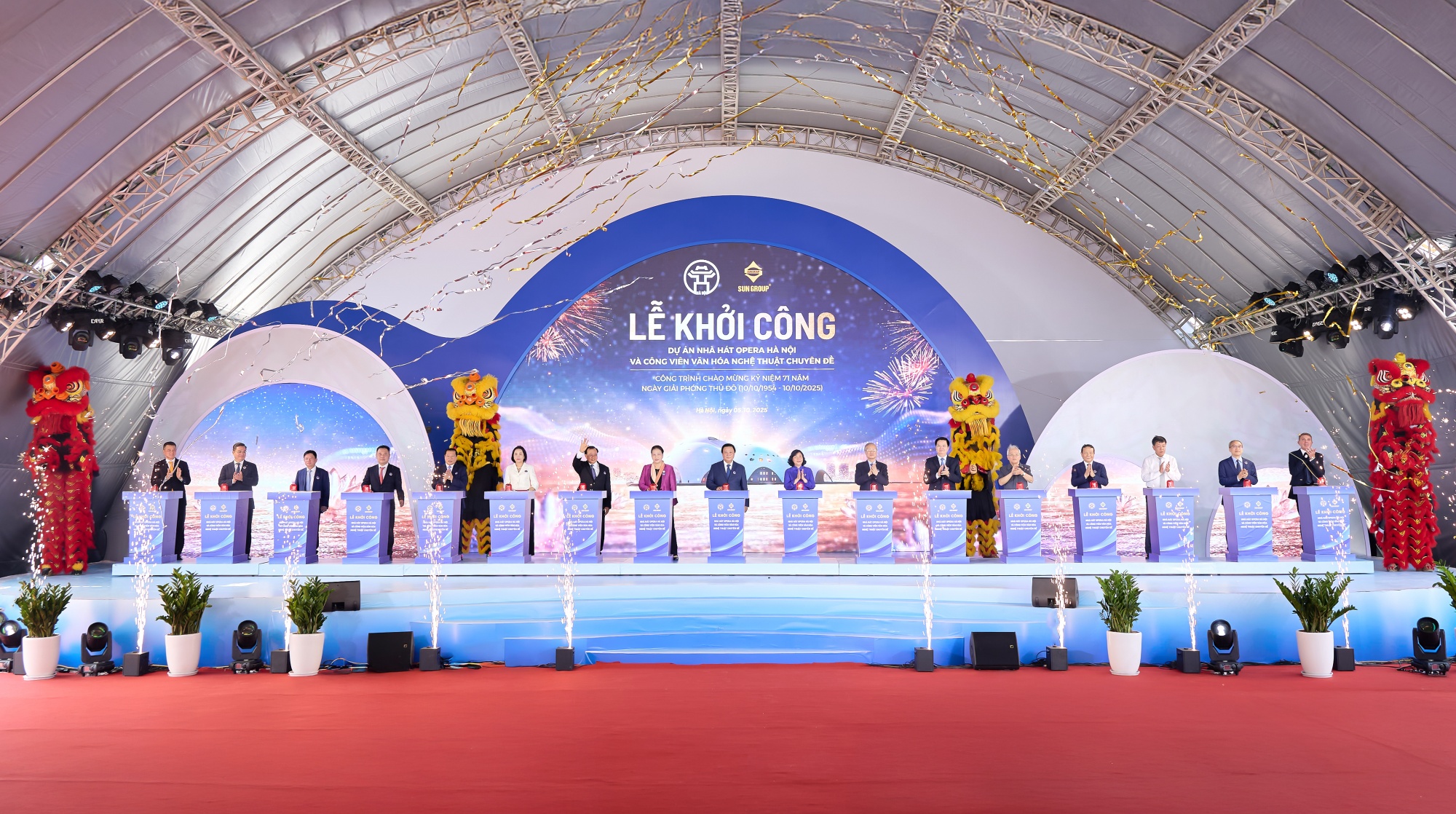 CHÍNH THỨC: Hà Nội khởi công Nhà hát Opera vốn gần 13.000 tỷ đồng do tập đoàn Sun Group làm chủ đầu tư- Ảnh 1.