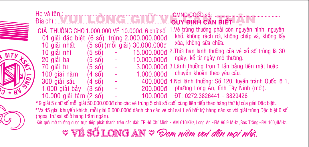 Xổ số miền Nam: Thông tin trúng giải đặc biệt vé số Long An, Tây Ninh và Đồng Tháp- Ảnh 1.