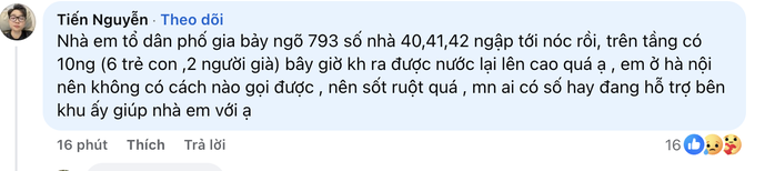 Những tiếng kêu cứu khẩn cấp khi Thái Nguyên bị ngập lụt nặng- Ảnh 7.