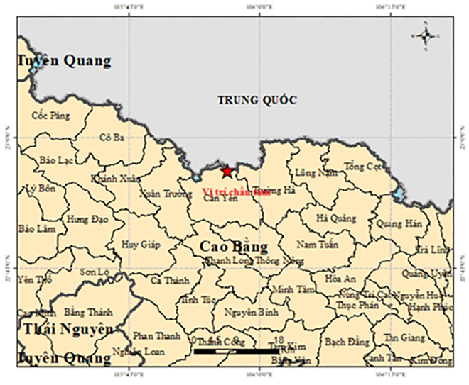 Động đất mạnh 3,4 độ richter ở Cao Bằng- Ảnh 1.