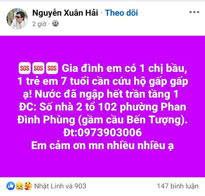 Những tiếng kêu cứu khẩn cấp khi Thái Nguyên bị ngập lụt nặng- Ảnh 2.