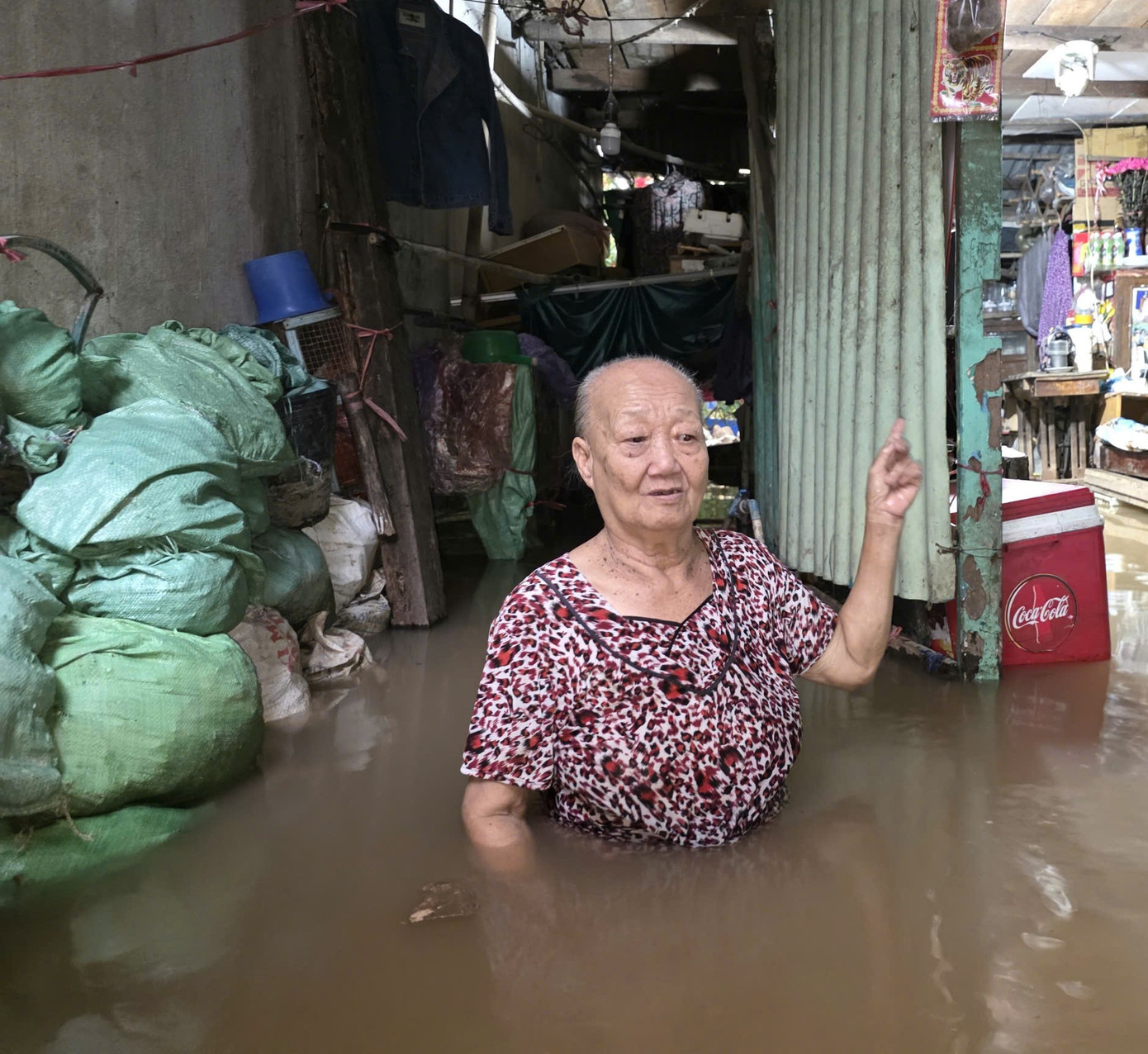Triều cường lên cao, nhà dân ở Cần Thơ ngập ngang bụng- Ảnh 3.