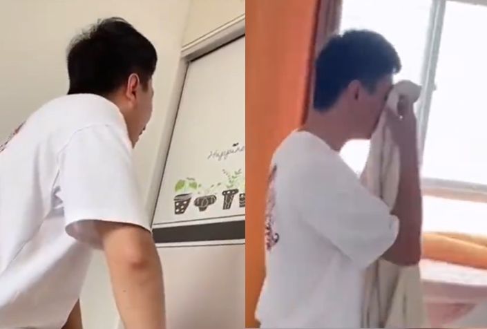 Ông bố trẻ khóc nức nở vì con trai học tiểu học, nhưng vợ ngồi cạnh lại cười khúc khích: Chuyện gì đây?- Ảnh 1.
